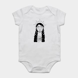 Astrological Lotus Baby Bodysuit